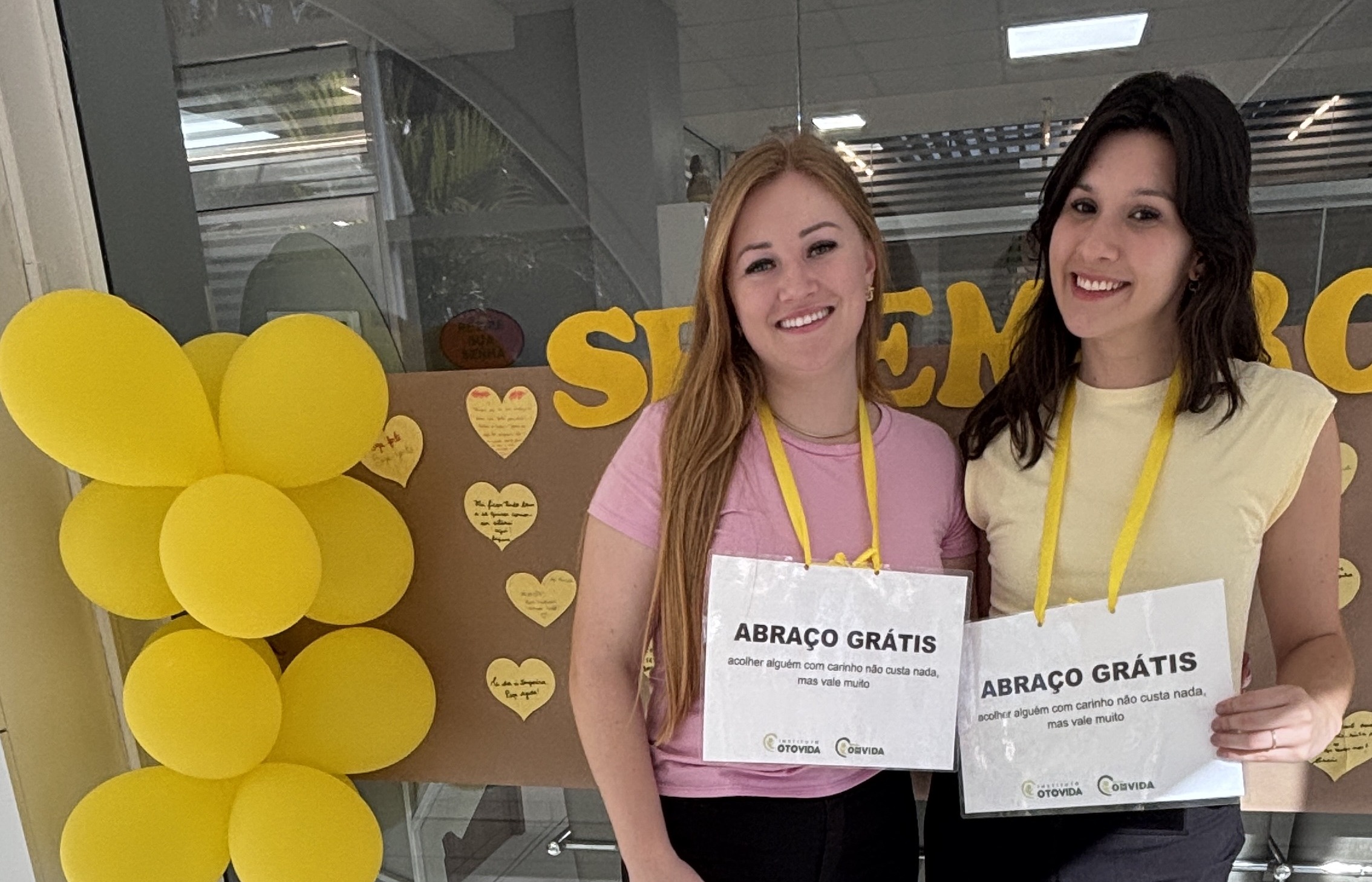 Setembro Amarelo: Psicólogas do Instituto realizam ação de valorização da vida e prevenção ao suicídio
